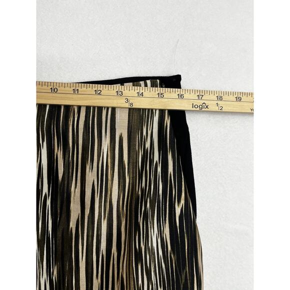 Diane Von Furstenberg DVF Emma Mikado IKAT Silk Wool Blend Skirt Size 12 New - Picture 3 of 10